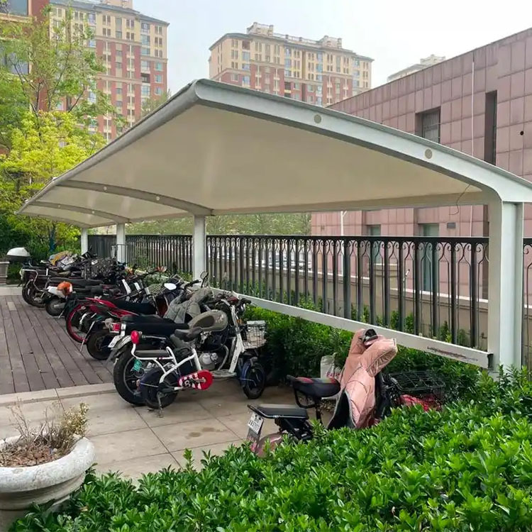 玉龙膜结构电动车棚